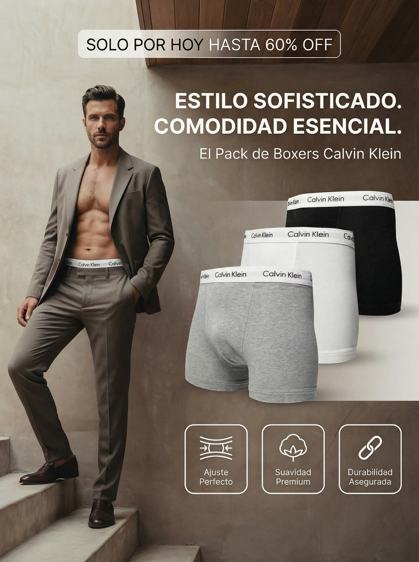Pack Boxers Calvin Klein x6