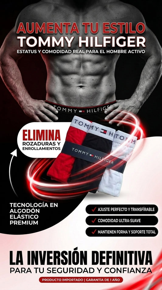 Paquete de Boxers Tommy x3
